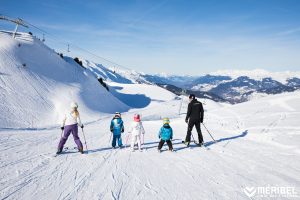 skiing with kids