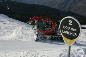 piste basher, ride a snow cat