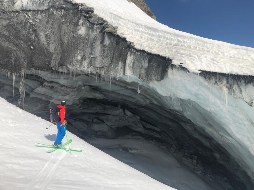 glacier ski touring